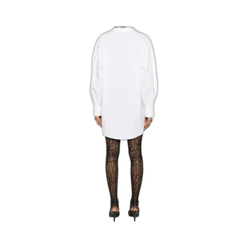 Valentino Ruffled Long-Sleeved Mini Dress