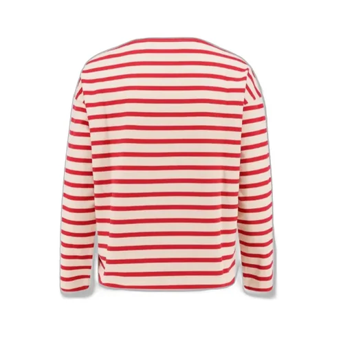 Valentino Logo Printed Striped Crewneck T-Shirt