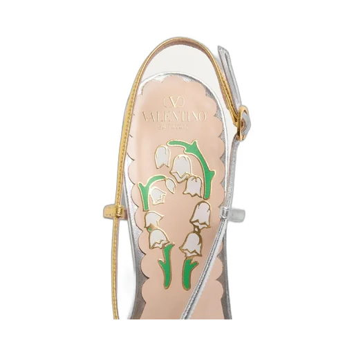 Valentino Bowow Crossover Strap Slingback Pumps
