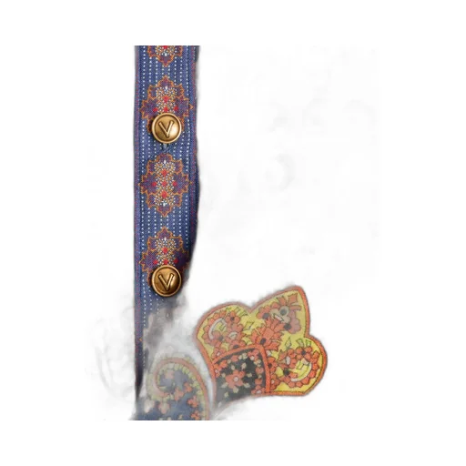 Shirt In Lino Paisley Medaglioni Voyage Imaginaire