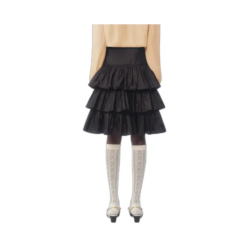 Valentino High Waist Ruffled Skirt