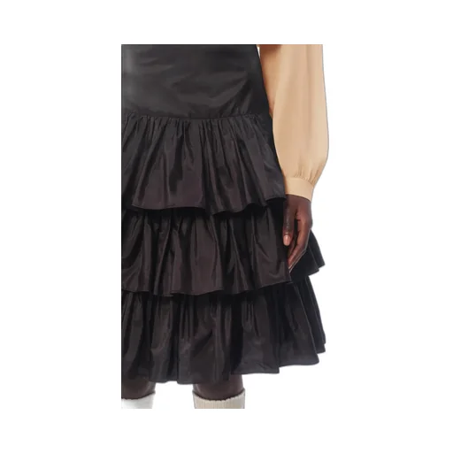 Valentino High Waist Ruffled Skirt