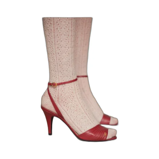 Valentino Ladycrush Ankle Strap Heeled Sandals