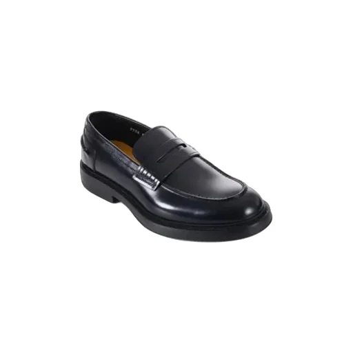 Doucal's High-Shine Slip-On Loafers