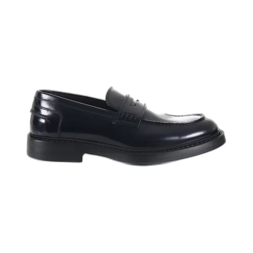 Doucal's High-Shine Slip-On Loafers