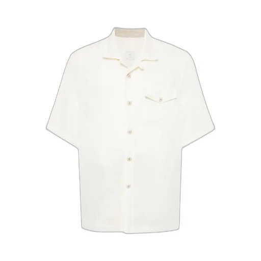 Short-Sleeve Pointelle-Knit Shirt