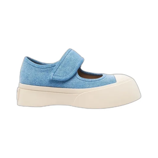 Marni Round Toe Mary Jane Shoes