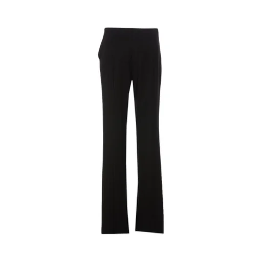 Flannel Pinstripe-Print Tailored Trousers