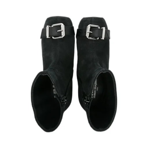Square-Toed Short Boots