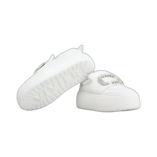 Roger Vivier Viv' Up Embellished Buckle Sneakers