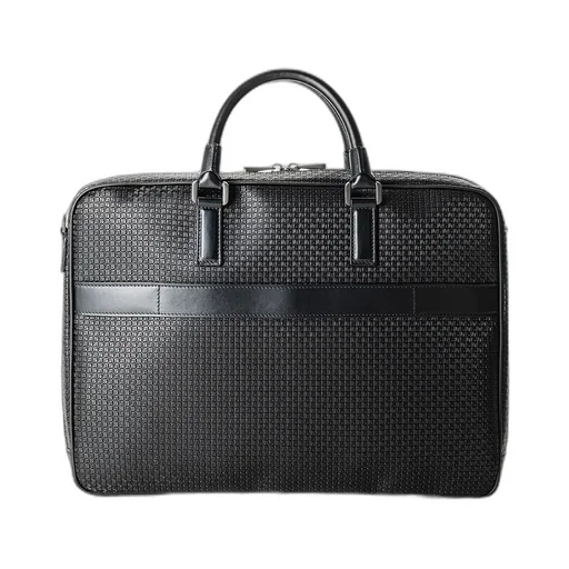 Serapian Zip-Up Slim Briefcase
