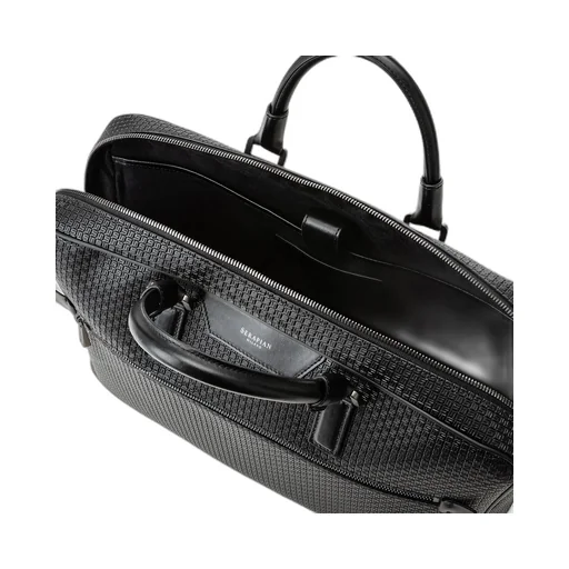 Serapian Zip-Up Slim Briefcase