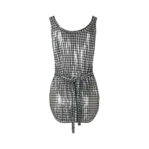 Paco Rabanne Metallic Effect Sleeveless Top
