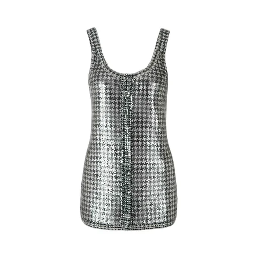 Paco Rabanne Metallic Effect Sleeveless Top