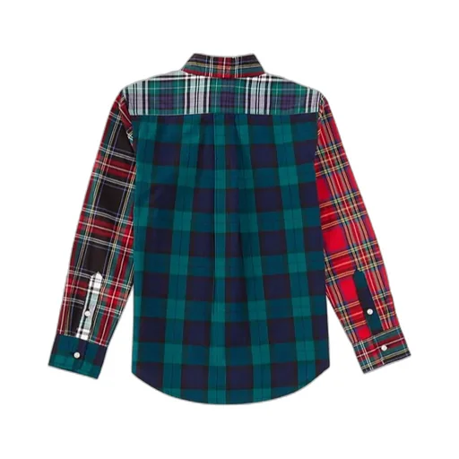 Polo Ralph Lauren Kids Checked Curved Hem Shirt