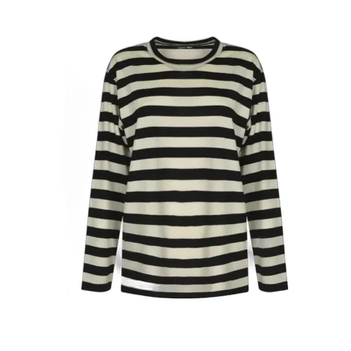 Junya Watanabe Striped Crew Neck Top