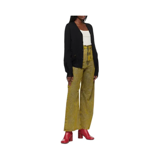Mm6 Maison Margiela 5-Pocket Wide-Leg Jeans