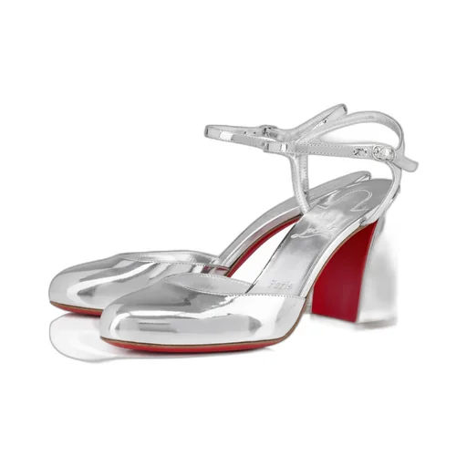 Round-Headed High-Heeled Sandals