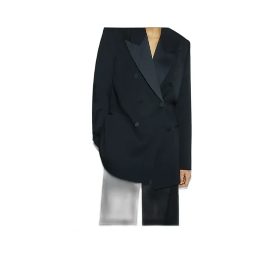 Saint Laurent Double-Breasted Tuxedo Jacket
