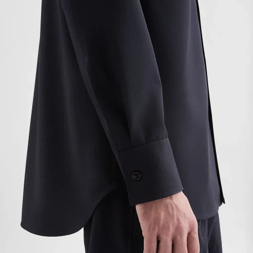 Lightweight Wool Gabardine Shirt