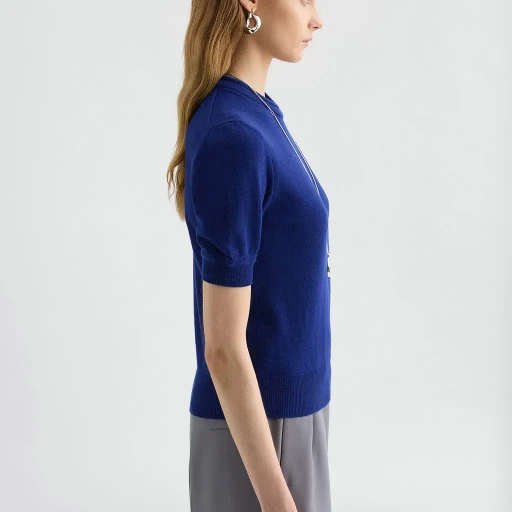 Lightweight Wool Knit T-Shirt