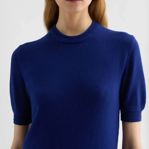 Lightweight Wool Knit T-Shirt