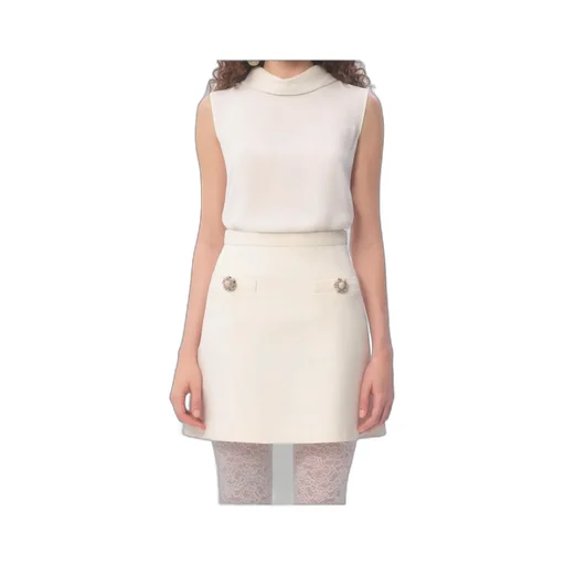 Valentino Curved Hem Sleeveless Blouse