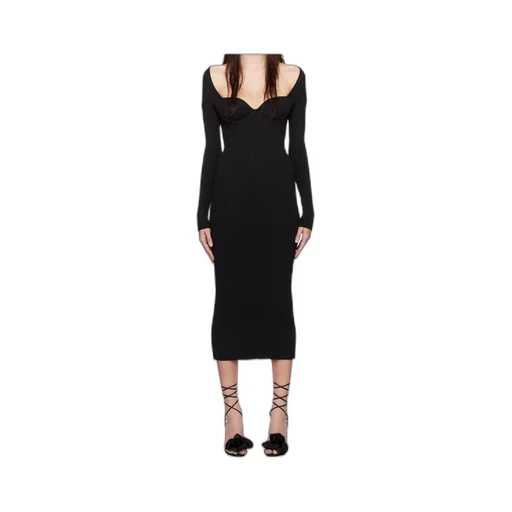 Rib Knitted Dress