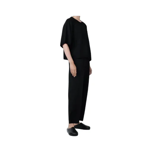 Elastic Waist Casual Pants
