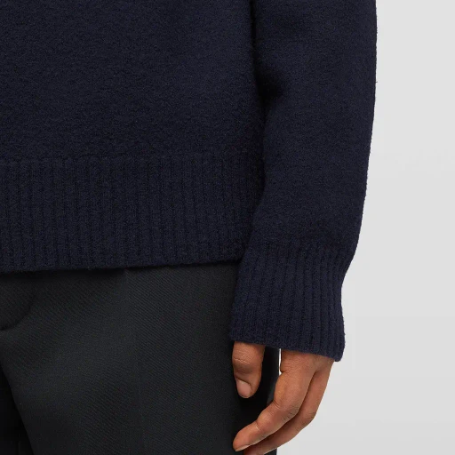 Lightweight Wool High-Neck Sweater