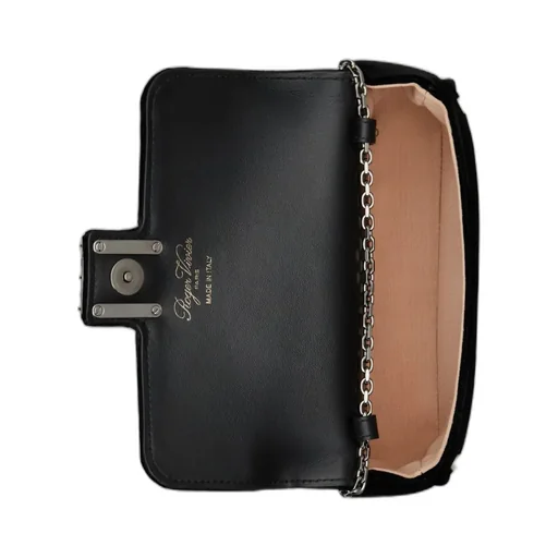 Roger Vivier Jeu De Fille Embellished Velvet Clutch Bag
