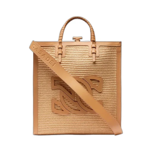 Casadei Logo-Detailed Top Handle Bag