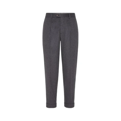 Tapered-Leg Trousers