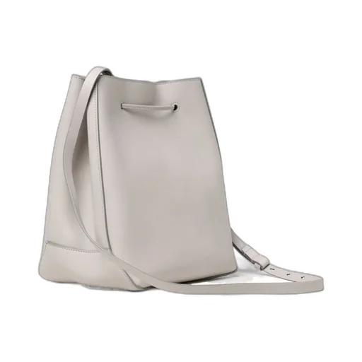 Brunello Cucinelli Embellished Logo Printed Bucket Bag