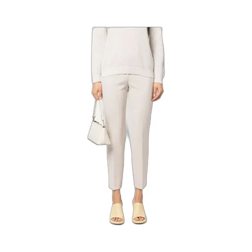 Pressed-Crease Cropped Trousers