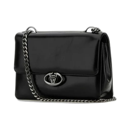 Valentino Vlogo Signature Foldover Top Shoulder Bag