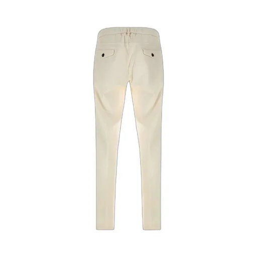 Drawstring-Waist Tapered Trousers