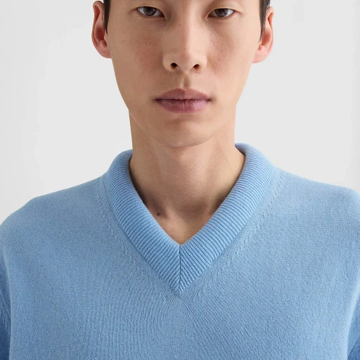 Lightweight Wool V-Neck Sweater