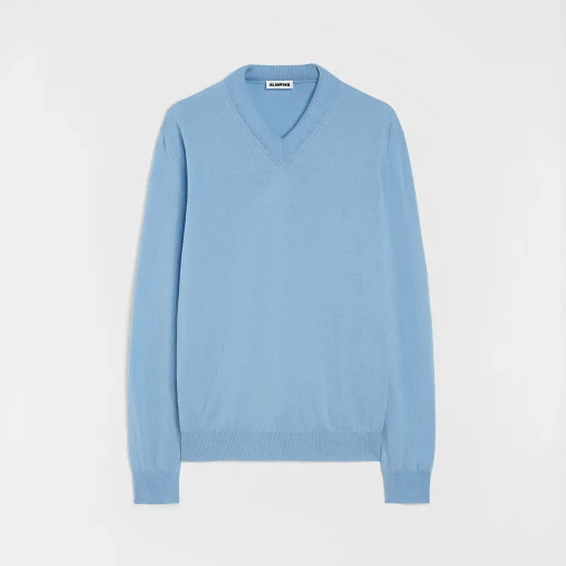 Lightweight Wool V-Neck Sweater