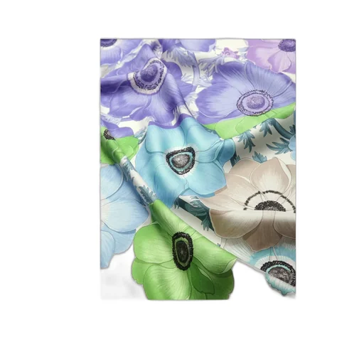 Ferragamo Anemone Printed Foulard