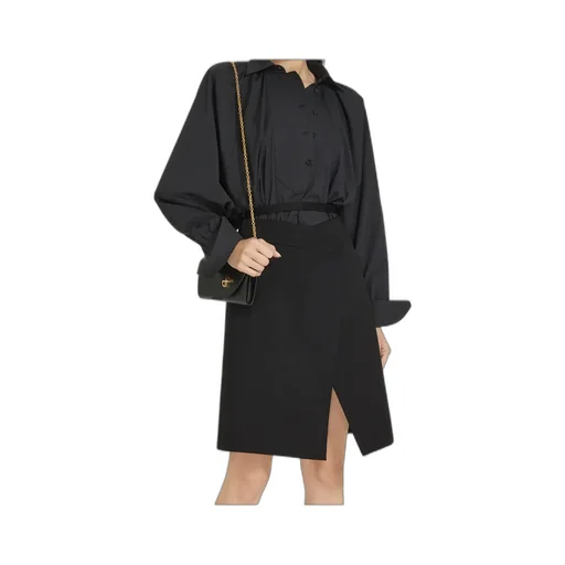 Patou Artist Gathered Neckline Shirt