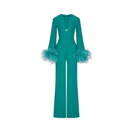Vlogo Feathered Jumpsuit