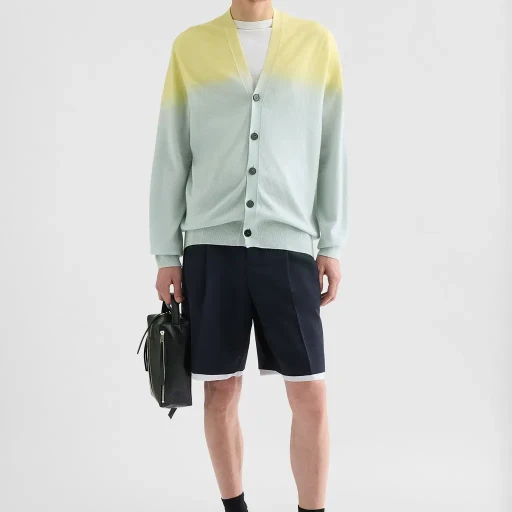 Lightweight Wool V-Neck Cardigan