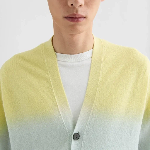 Lightweight Wool V-Neck Cardigan