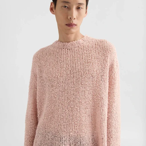 Linen Crew-Neck Sweater