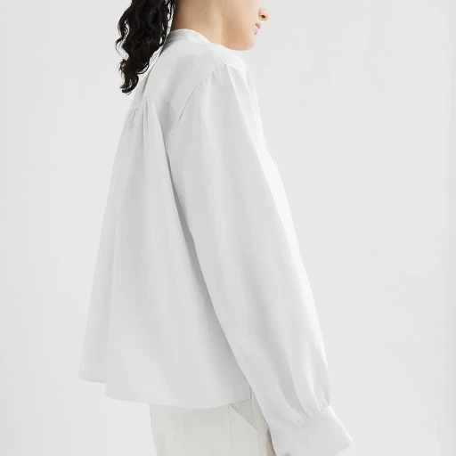 Linen Pleated Shirt