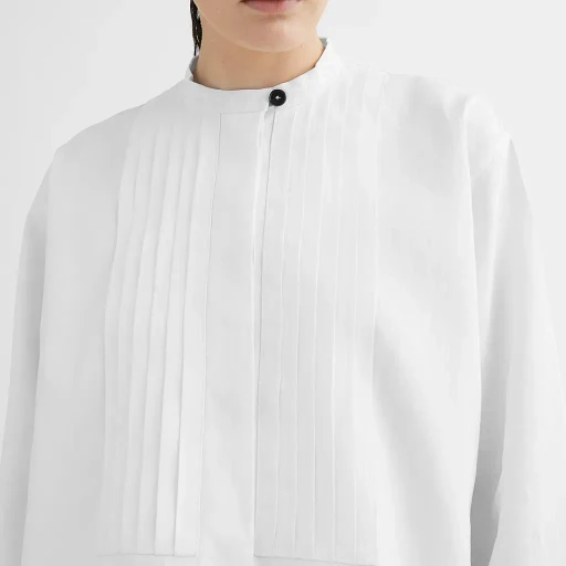 Linen Pleated Shirt
