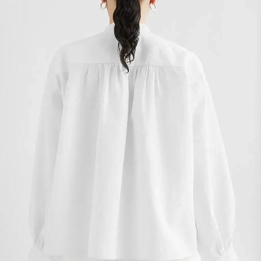 Linen Pleated Shirt