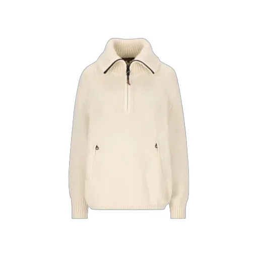 Loro Piana Quater-Zip Knit Sweater