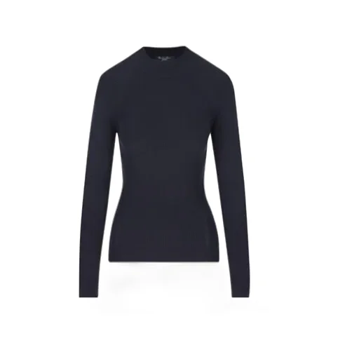 Loro Piana Mockneck Ribbed Sweater